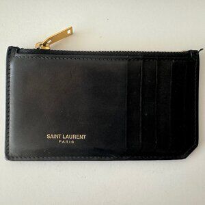 Saint Laurent Fragments Zipped Card Case